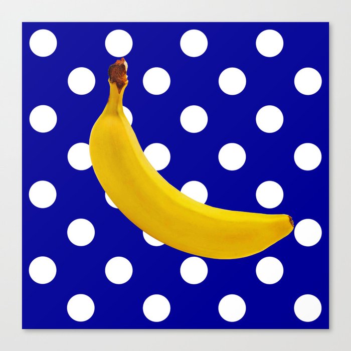 Banana blue Canvas Print