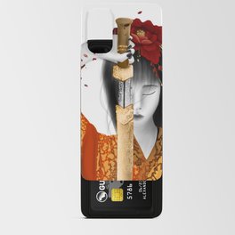 Geisha with sword Android Card Case