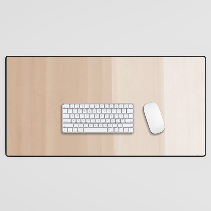 Touching Warm Beige Watercolor Abstract #1 #painting #decor #art #society6 Desk Mat