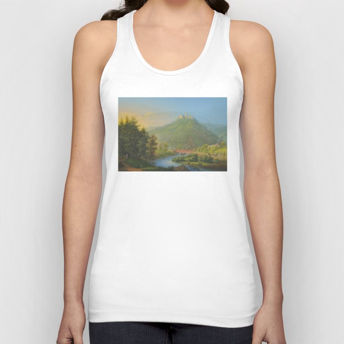 View of Kynsburg over the Weistritz River Valley in Silesia  Tank Top
