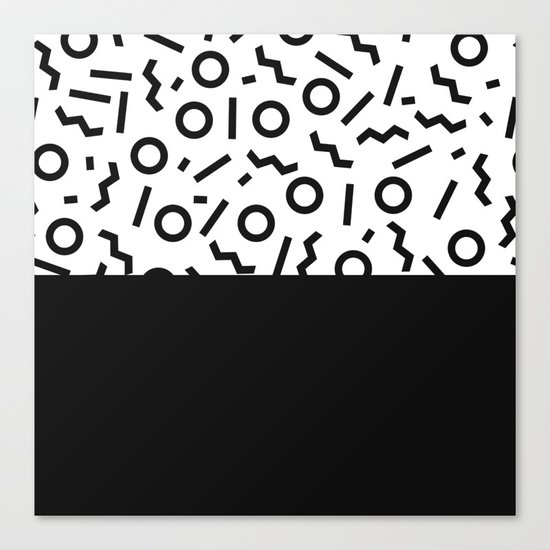 Memphis pattern 42 Canvas Print