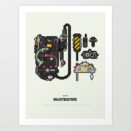 Movie Gear: Ghostbusters Art Print
