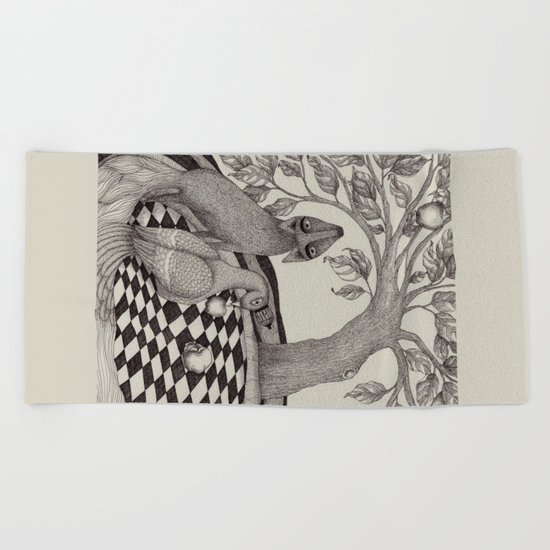 The Golden Apples (1) Beach Towel