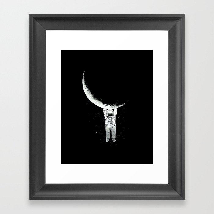 Astronaut Hanging Framed Art Print