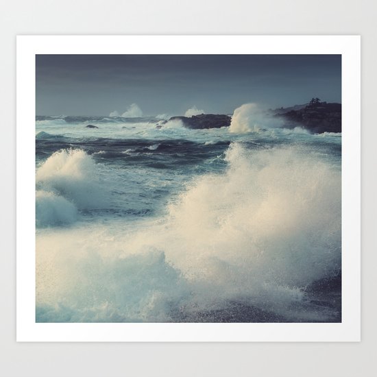 January Storm Art Print