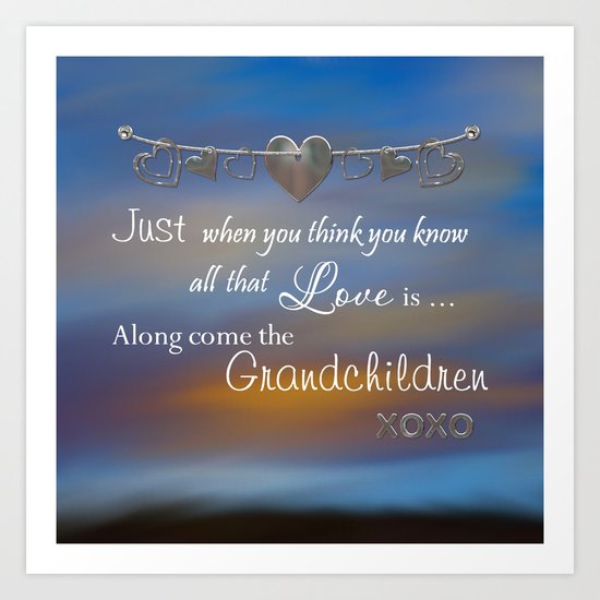 Grandchildren Art Print