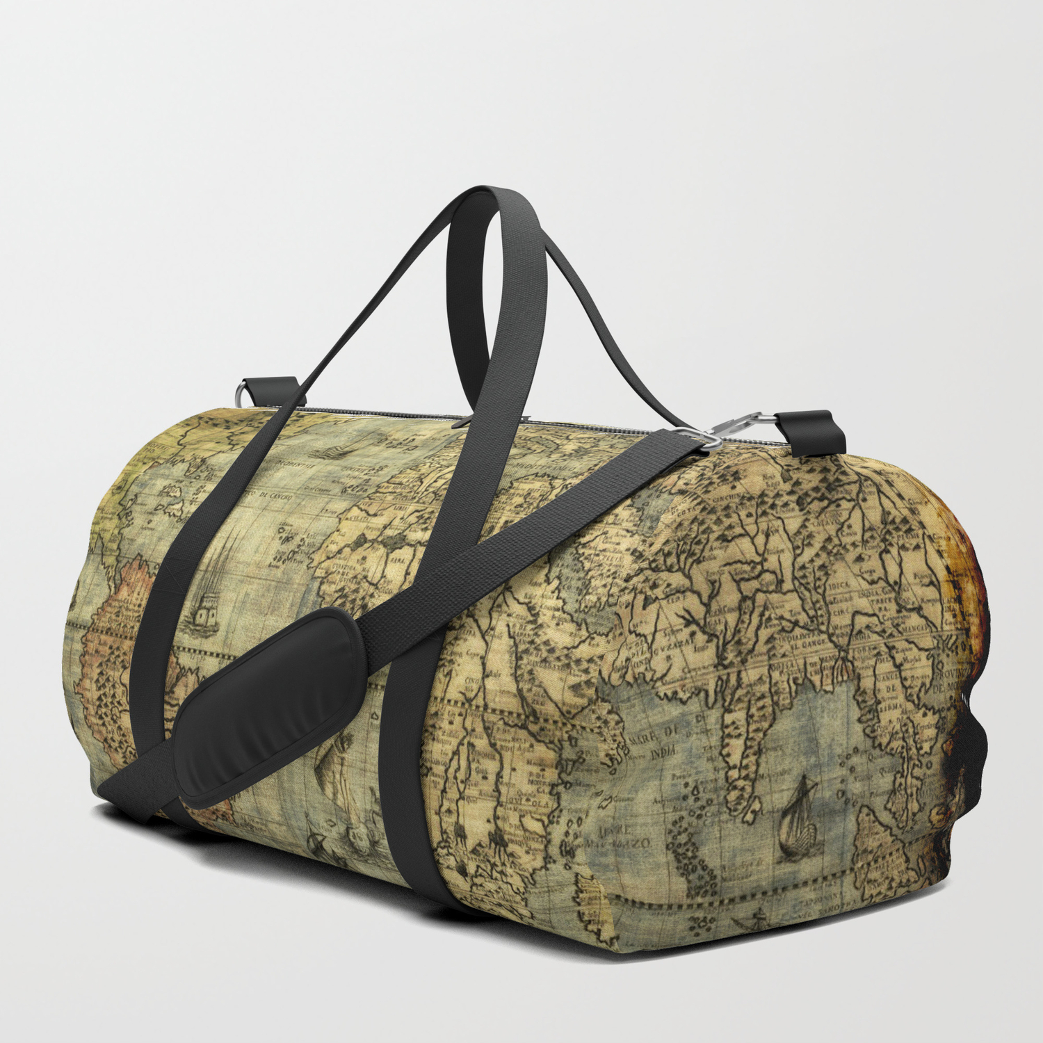 old duffle bag