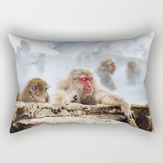 Ice Monkey Rectangular Pillow