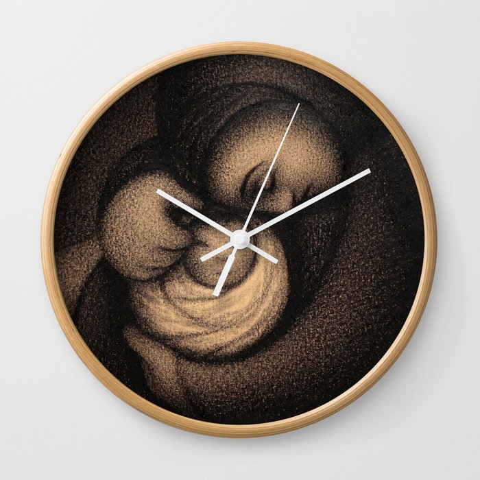 Mother and Child Wall Clock