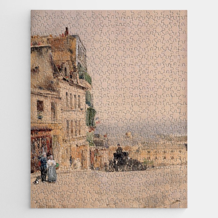 Childe Hassam - View in Montmartre, Paris Jigsaw Puzzle