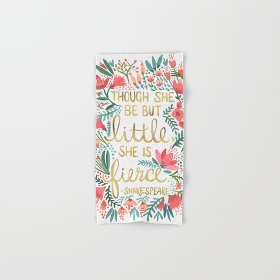 Little & Fierce Hand & Bath Towel