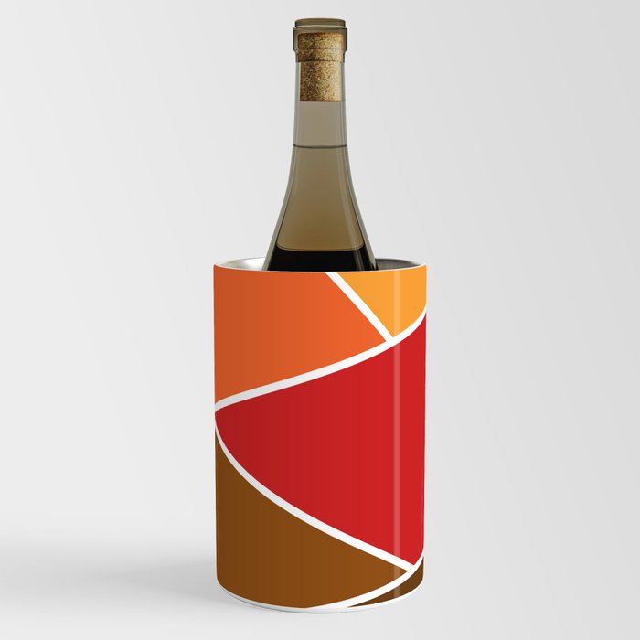 Retro style geometric design Wine Chiller