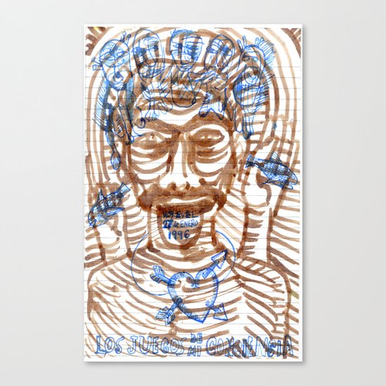LOS JUEGOS DE MI CONCIENCIA Canvas Print