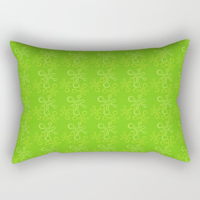children's pattern-pantone color-solid color-green Rectangular Pillow
