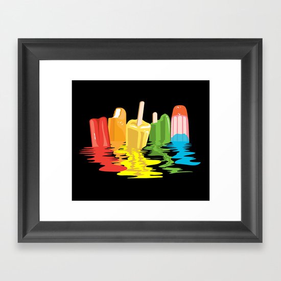 Summer of Melted Dreams Framed Art Print