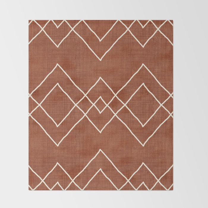 Nudo In Rust Throw Blanket By Beckybailey1 Society6