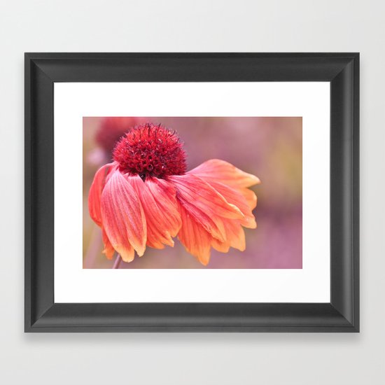 open your heart... Framed Art Print
