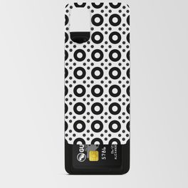 Dots & Circles - Black & White Repeat Modern Pattern Android Card Case
