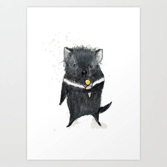 Tasmanian Devil Art Print