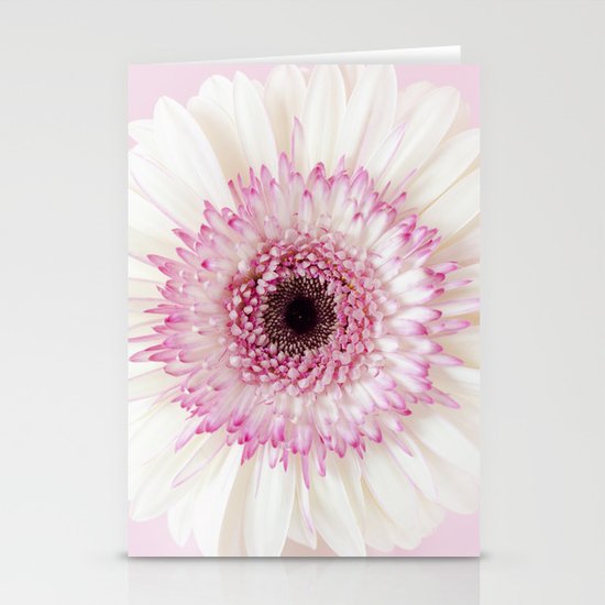 Pink gerbera Stationery Cards