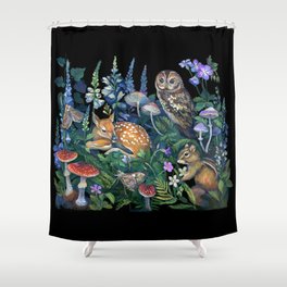 Enchanted Forest Shower Curtain
