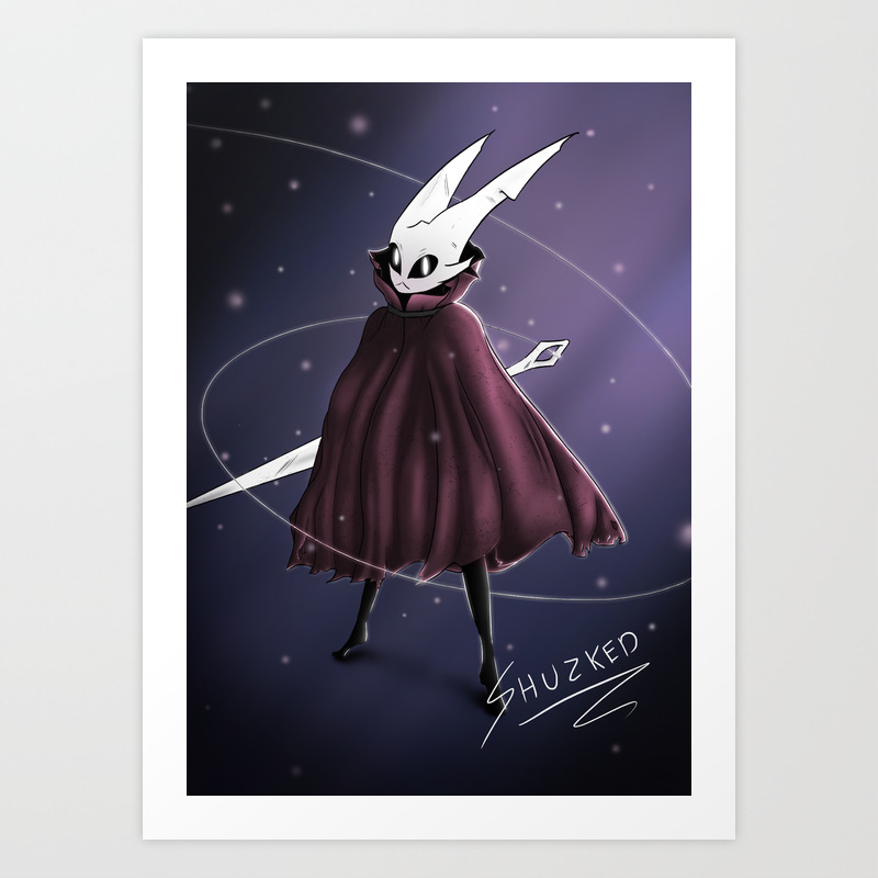 Hornet Hollow Knight Art Print By Shuzkedart Society6