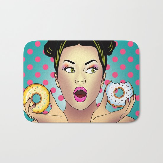 sweet portrait Bath Mat