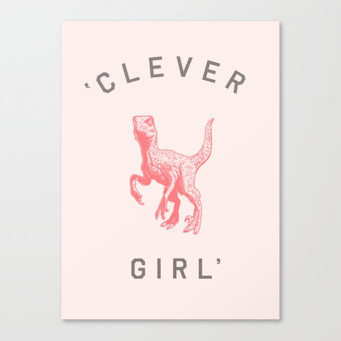 Clever Girl Canvas Print