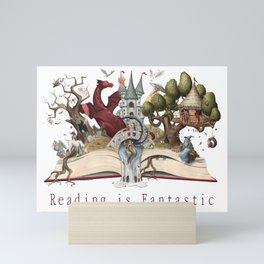 Reading is Fantastic Mini Art Print