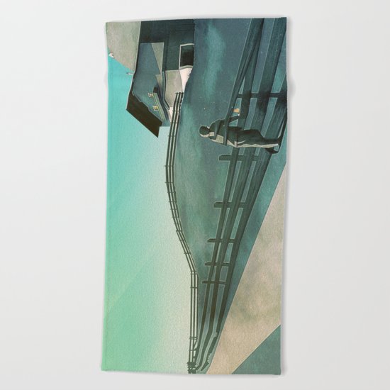 Waiting for You (Summer Version) Beach Towel