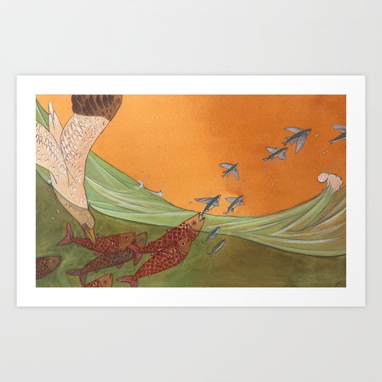A Change in Tide Art Print
