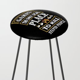 Games Only Legal Place Sarcastic Counter Stool