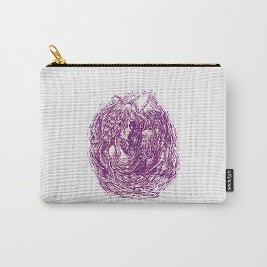 Beauty and the beard Carry-All Pouch