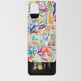 Abstract multi colour flames. Android Card Case