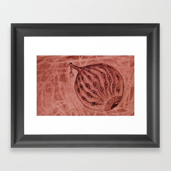 Peacock Eye Framed Art Print