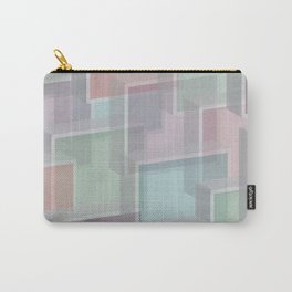 Lucite Blocks Pastel pink, green, blue, purple Carry-All Pouch