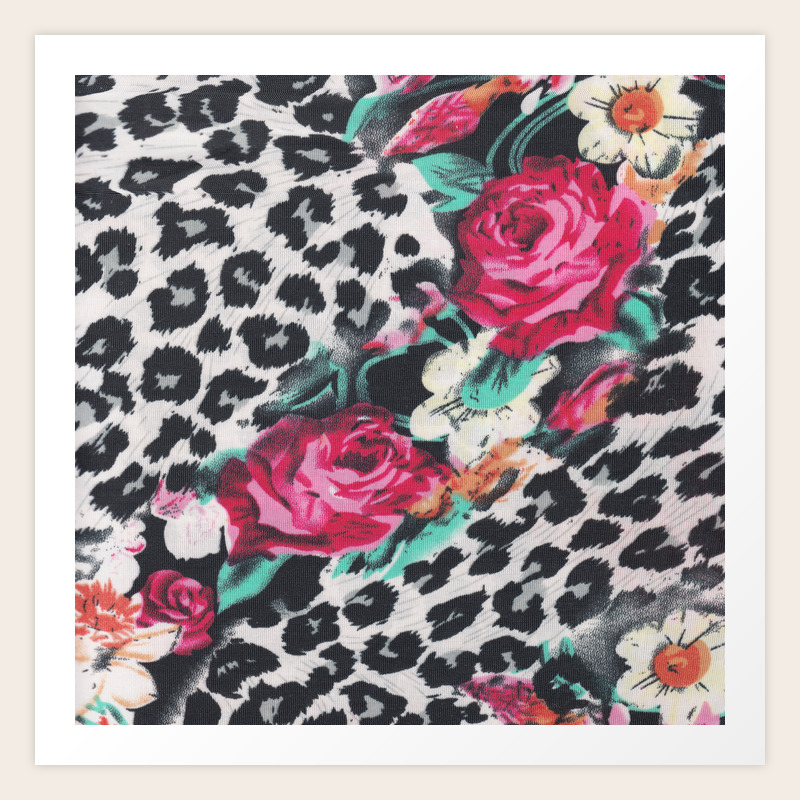 animal print and floral