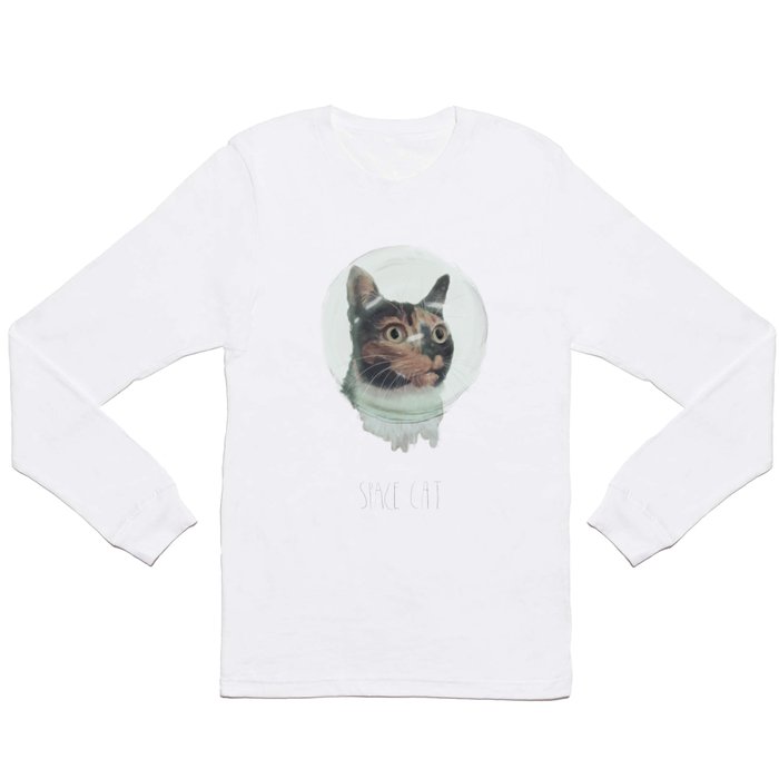 Space Cat Long Sleeve T Shirt