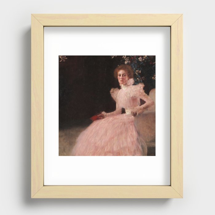 Sonja Knips, 1897-1898 by Gustav Klimt Recessed Framed Print