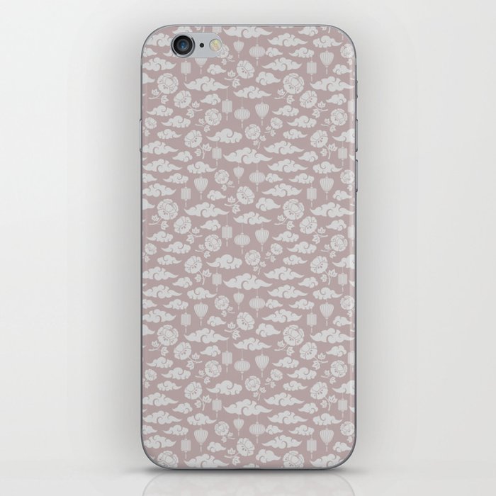 Bohemian Clouds Violet Pewter iPhone Skin