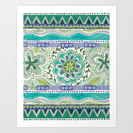 Boho Bloom Art Print