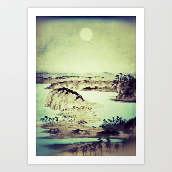 As the birds fly towards Kanoi Art Print