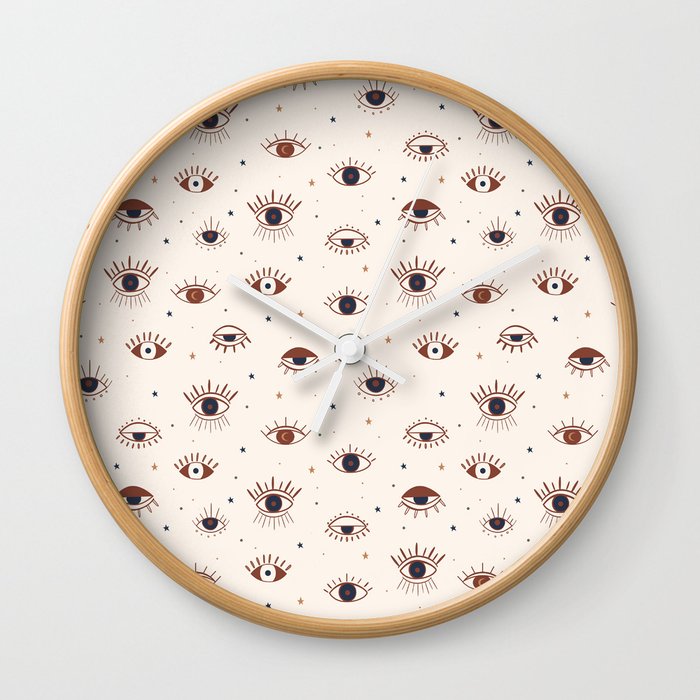 Symbolic Eye Wall Clock