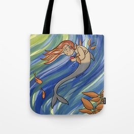Mermaid & Garibaldi Tote Bag