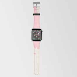 Retro Cow Spots on Blush Pink Apple Watch Band