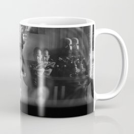 Dilemma and melancholy black and white street photography Coffee Mug