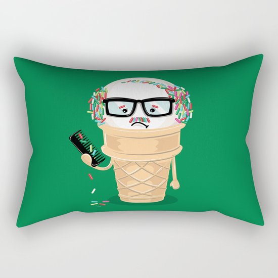 Ice Cream Coneover (Holiday Edition) Rectangular Pillow