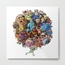 The Muppets Metal Print