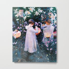Sargent Carnation Lily Lily Rose Metal Print