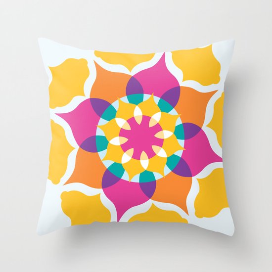 Majestic Swirl Throw Pillow